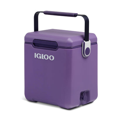 Insulated Rolling Picnic Cooler with Hard Shell Design