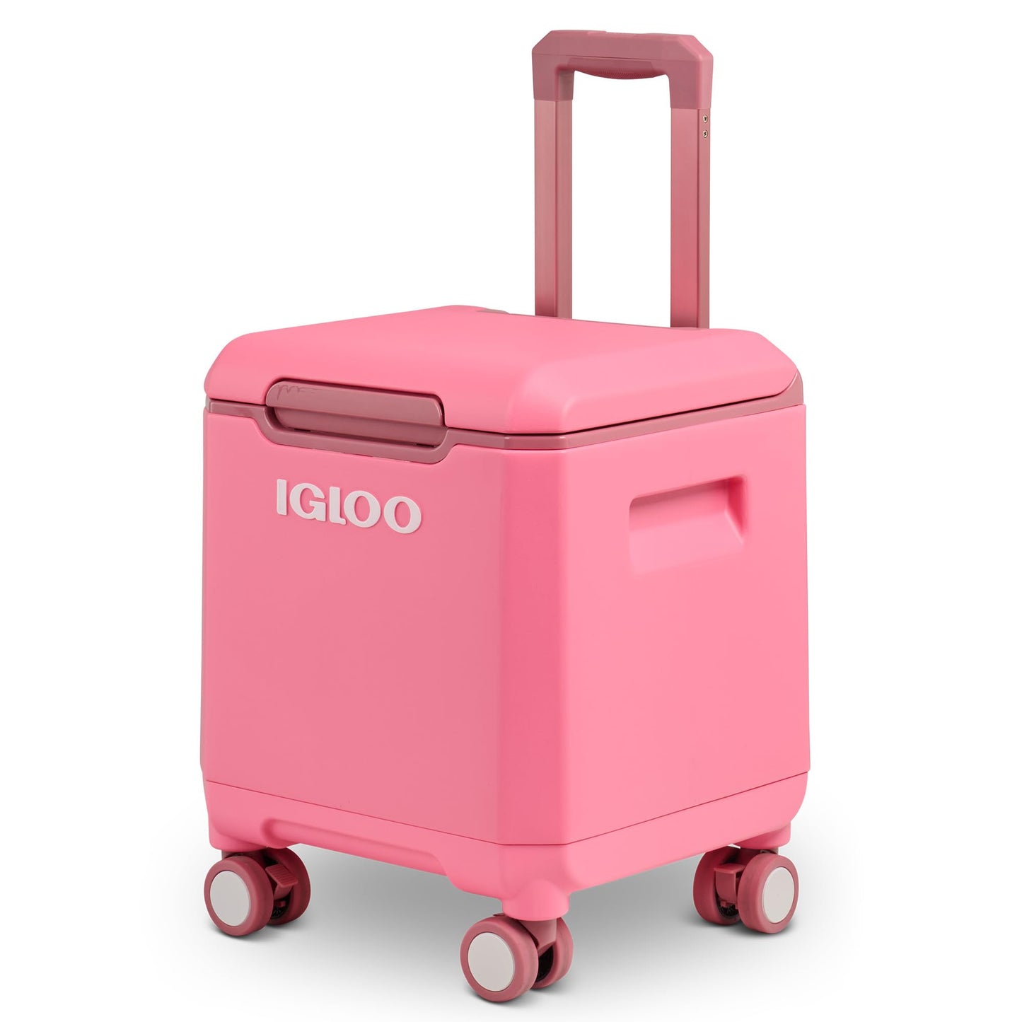 Insulated Rolling Picnic Cooler with Hard Shell Design