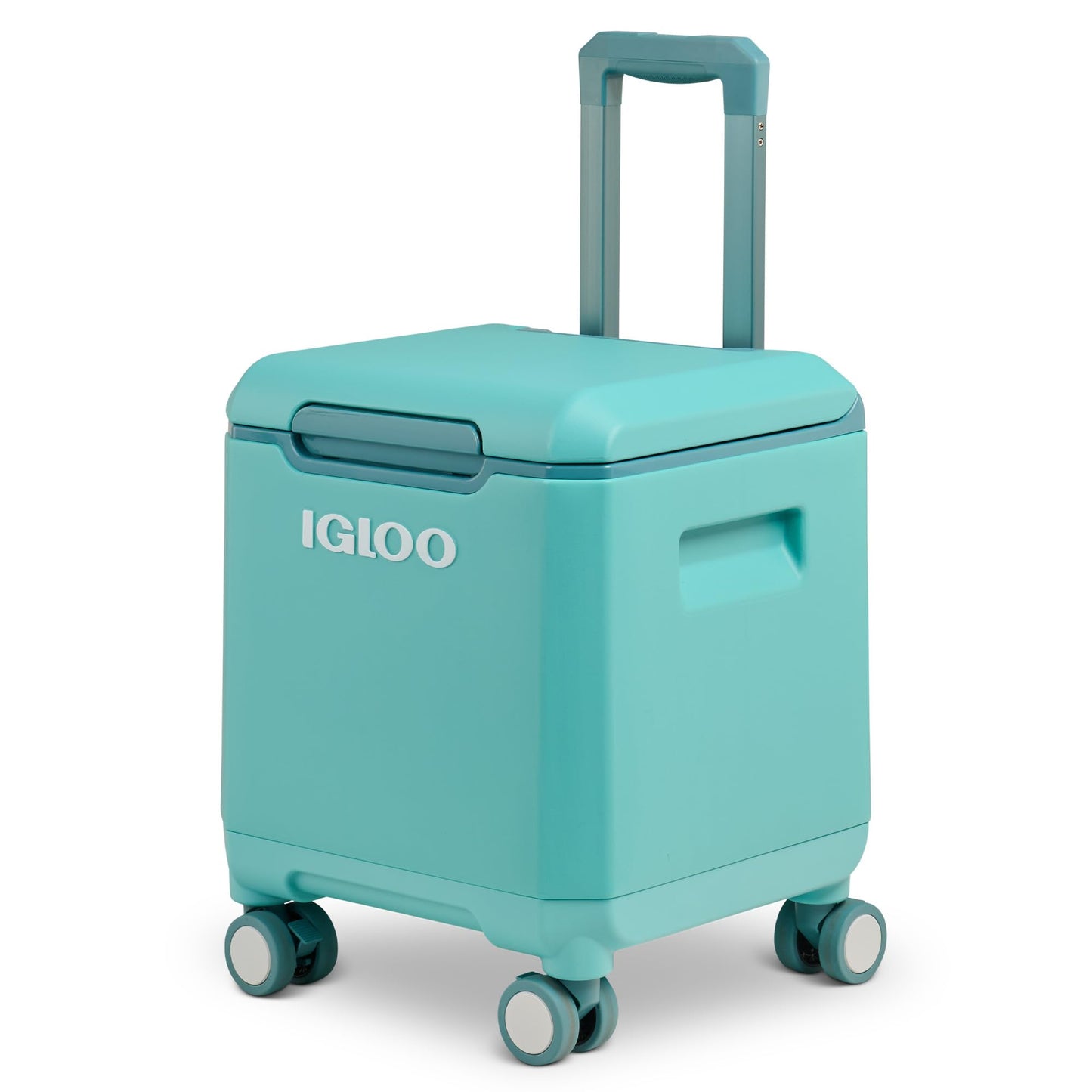 Insulated Rolling Picnic Cooler with Hard Shell Design