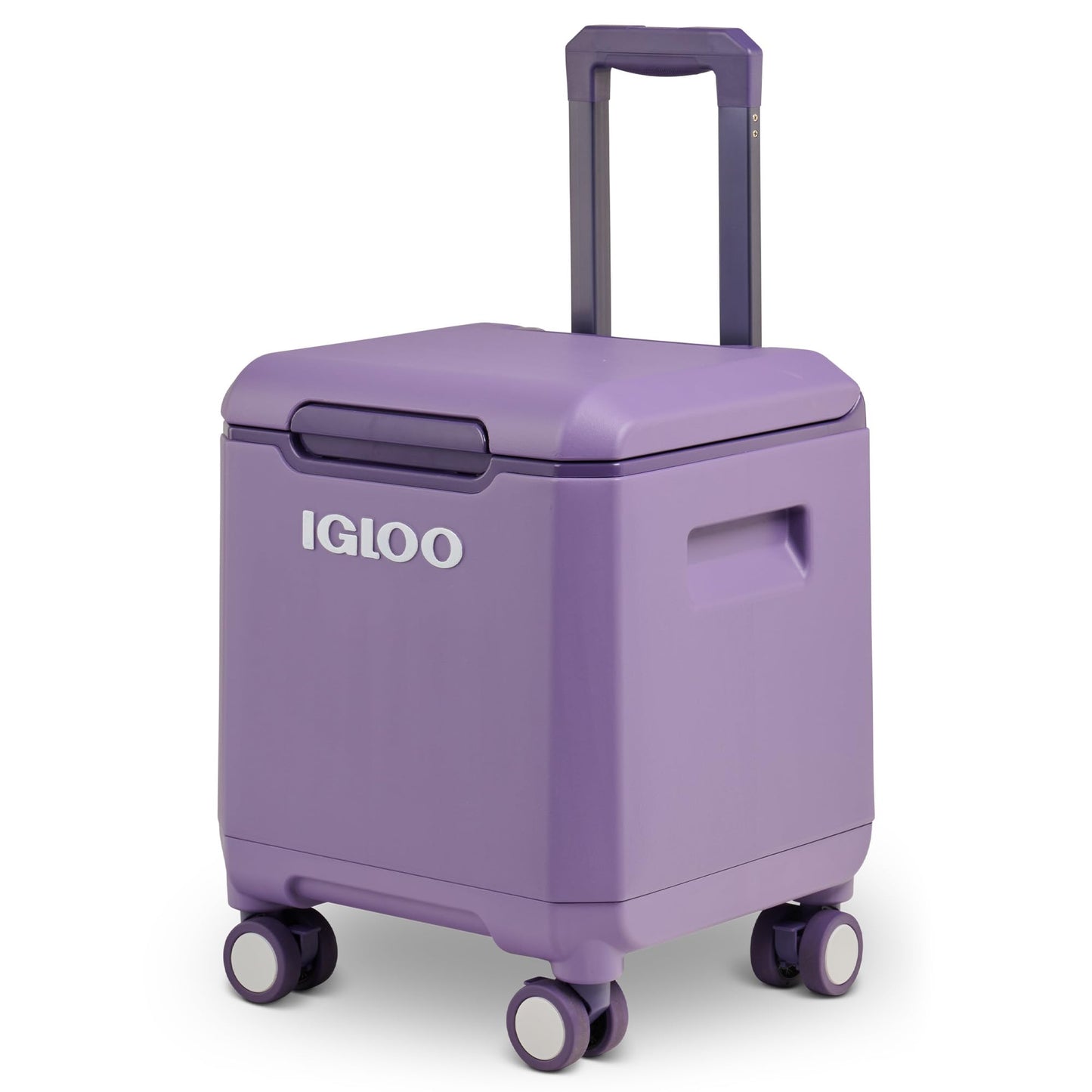Insulated Rolling Picnic Cooler with Hard Shell Design