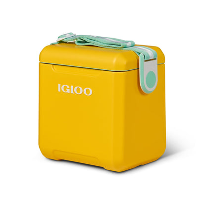 Insulated Rolling Picnic Cooler with Hard Shell Design