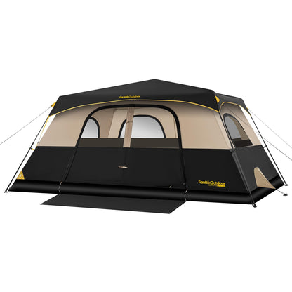 Instant Cabin Camping Tent with Rainfly & Carry Bag for Family Camping