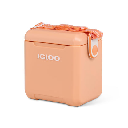 Insulated Rolling Picnic Cooler with Hard Shell Design