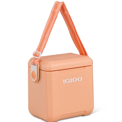 Insulated Rolling Picnic Cooler with Hard Shell Design