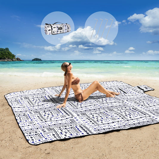 Waterproof Picnic Blanket for Outdoor Camping & Beach Use