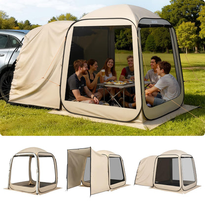 Pop-Up Screen House Tent with Carry Bag for Outdoor Camping & Backyard Use